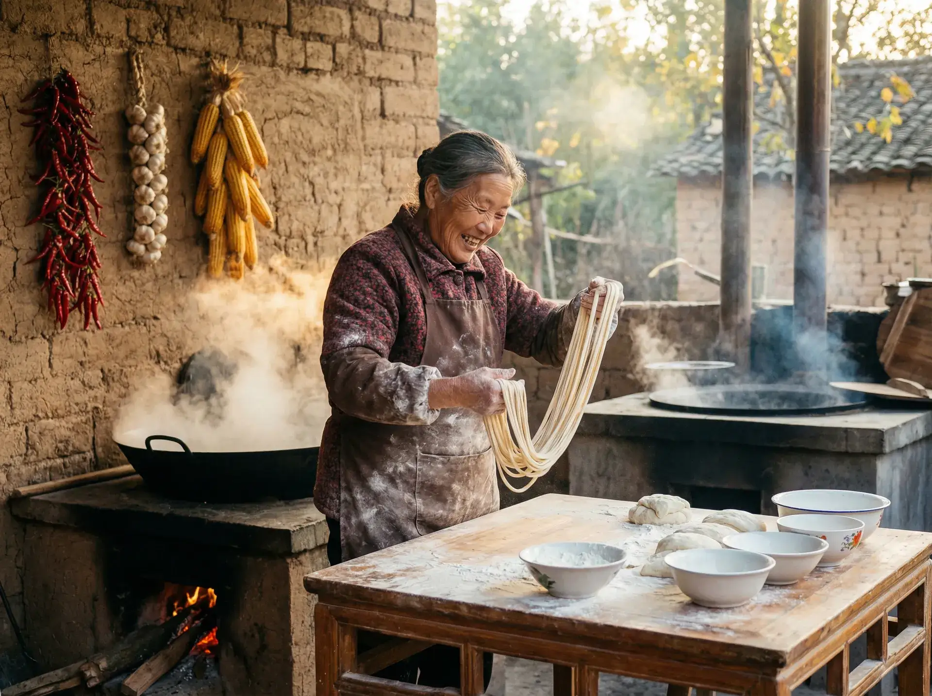 农家大嫂手擀面 - 破冰行动在线播放 乡村美食